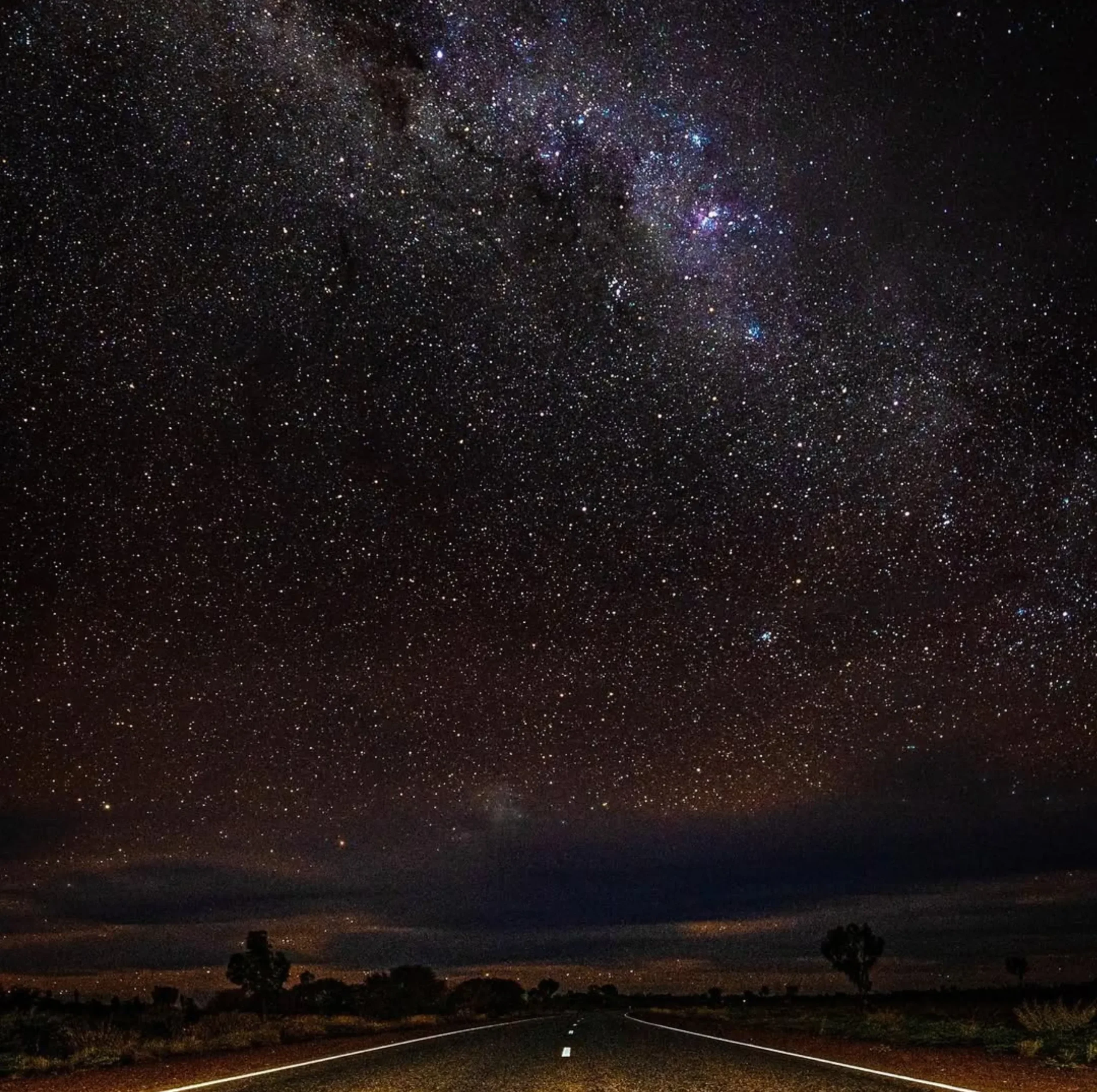 night sky, Uluru