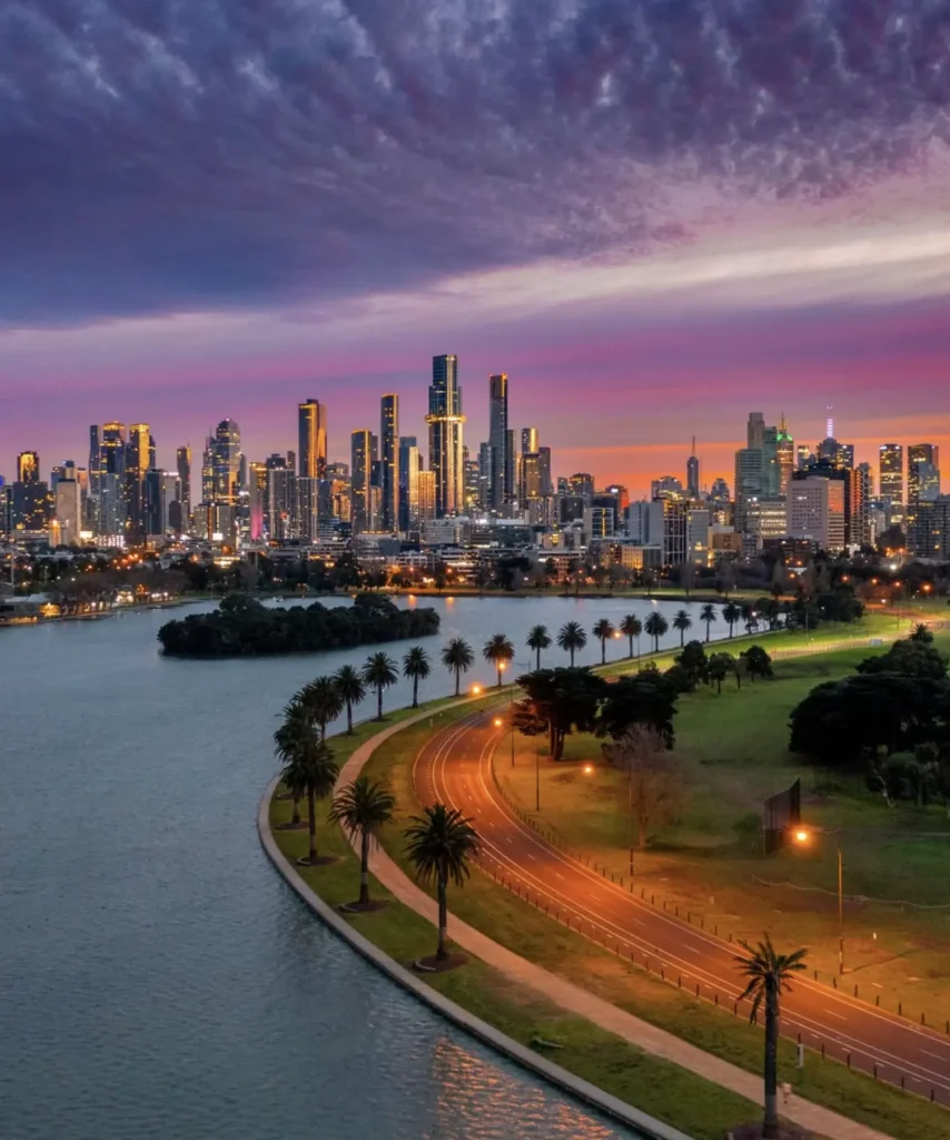 A River Walk With Skyline Views